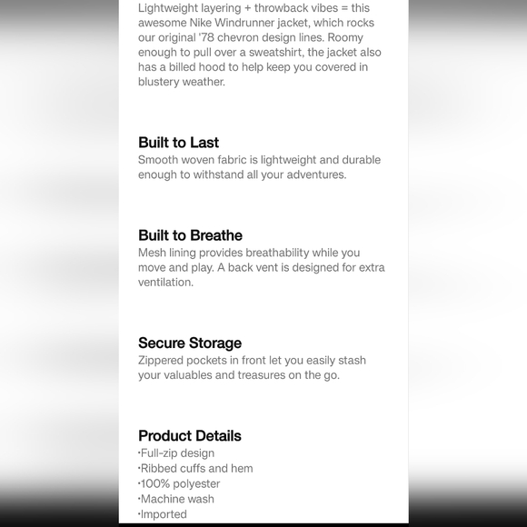 Nike Kids Windrunner Wind Breaker Jacket XS - Picture 12 of 12